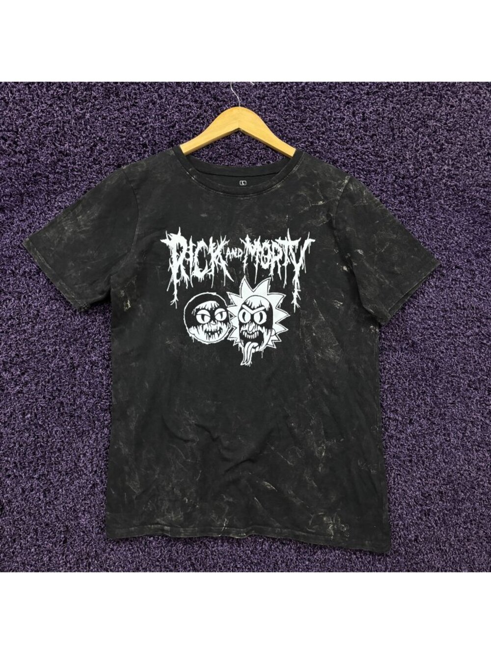Rick and Morty Metal Maelstrom Adult Swim Series T-Shirt L